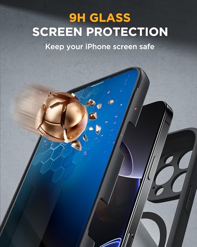 miracase Privacy for iPhone 16 Pro Max Case, 25° Anti-Spy, Black - color: Black, size: iPhone 16 Pro Max