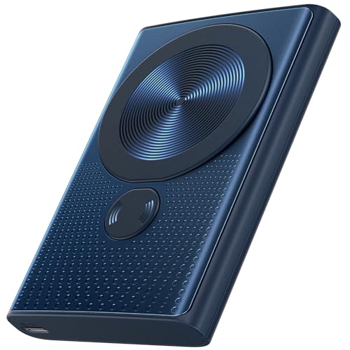 Kesguar Magnetic Portable Charger, 10000mAh 22.5W PD Super Fast Charging Wireless Power Bank. Ultra-Strong Magnet, USB C in&Out Battery Pack for Magsafe, iPhone 17/16/15/13/12 Pro Series - color: Blue