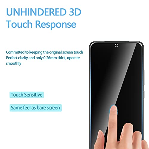 Anoowkoa [3 Pack Designed for Moto G Power 5G 2024/Moto G 2025/Moto G 2026 Screen Protector.Tempered Glass Film Specially.Anti-Breakage. Anti-Scratch .No Bubbles .9H Hardness