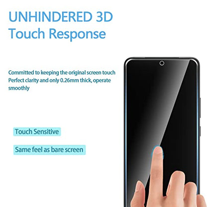 Anoowkoa [3 Pack Designed for Moto G Power 5G 2024/Moto G 2025/Moto G 2026 Screen Protector.Tempered Glass Film Specially.Anti-Breakage. Anti-Scratch .No Bubbles .9H Hardness