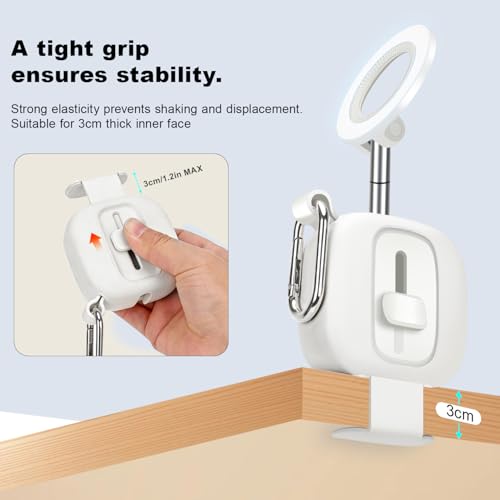 koolehaoda Magnetic Airplane Phone Holder for MagSafe Travel Essentials - color: White