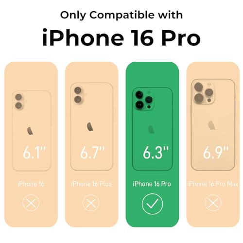 Dumkery Cute White Flowers Case Compatible with iPhone 16 Pro Clear Case, Floral Aesthetic Pattern, Soft TPU Shockproof Cover for Girls Women - size: iPhone 16 Pro