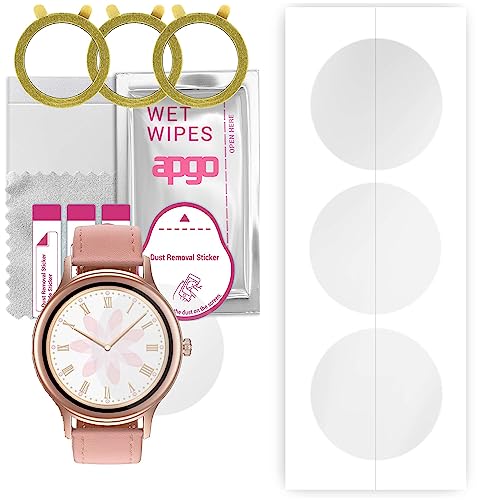 apgo 3x Hydrogel Ultra-Clear Screen Protector for Pacific Rose SET PC00163, Hydrogel Film, Flexible, Soft TPU with positioning layer easy installation