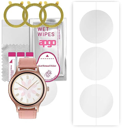 apgo 3x Hydrogel Ultra-Clear Screen Protector for Pacific Rose SET PC00163, Hydrogel Film, Flexible, Soft TPU with positioning layer easy installation