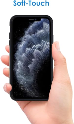 LRK Ultra Thin Black Case Compatible with iPhone 11 Pro Max: Slim, Soft and Flexible (NOT Hard) [Matte Finish] Protective Black Phone Cover for iPhone 11 Pro Max, 6.5 Inch - Matte Black - size: iPhone 11 Pro Max