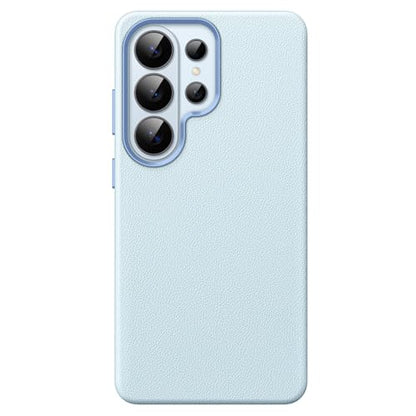 JETech Vegan Leather Case for Samsung Galaxy S26 Ultra, Omphalodes | Compatible with MagSafe, Anti-Slip Grip Phone Cover, Metal Button, Soft Microfiber Lining - color: Omphalodes, size: Galaxy S26 Ultra