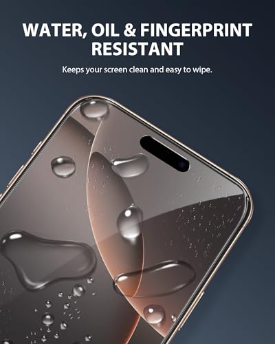 GIGIKISS 2 Pack for iPhone 16/15 Matte Screen Protector - size: for iPhone 16 6.1 inch - Matte