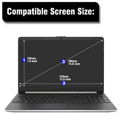 3 PCS 15.6" Anti Glare Screen Protector for HP Pavilion 15,HP Envy 15,Dell Insprion 15, Lenovo Ideapad 15,Thinkpad 15,Acer Aspire 15.6,ASUS Vivobook 15.6,ROG Strix G15 15.6,Chromebook 15.6 inch Laptop - size: 15.6" 16:9 Aspect Laptop