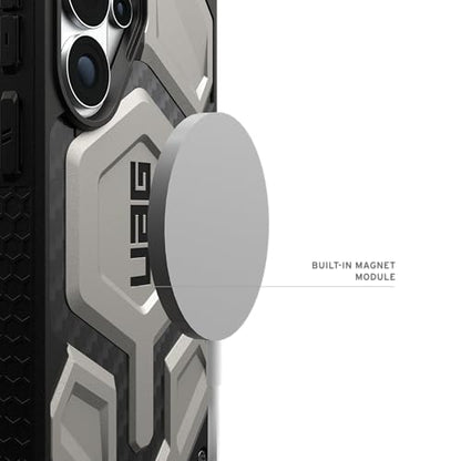 URBAN ARMOR GEAR UAG for Samsung Galaxy S26 Ultra Case 6.9" Monarch Pro - Magnetic Charging Compatible Rugged Military Drop Tested Protective Cover, Titanium - color: Monarch Pro - Titanium