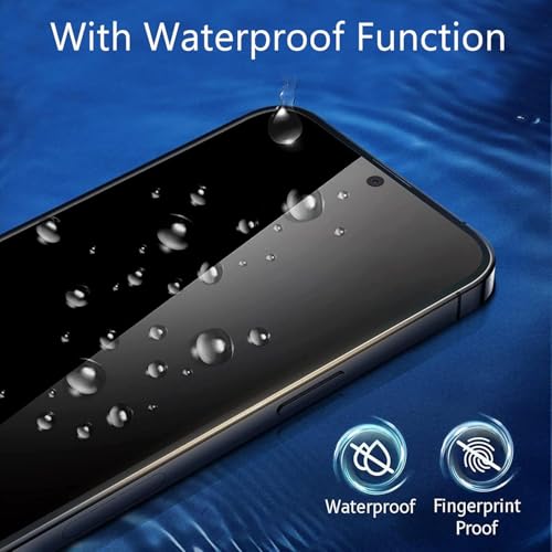 3 Pack Privacy Screen Protector for Samsung Galaxy A56, Anti-Spy Private Flexible TPU Hydrogel Protective Film, Full Coverage Anti-Scratch Self-Healing, Sensitive Touch, Fingerprint Unlock
