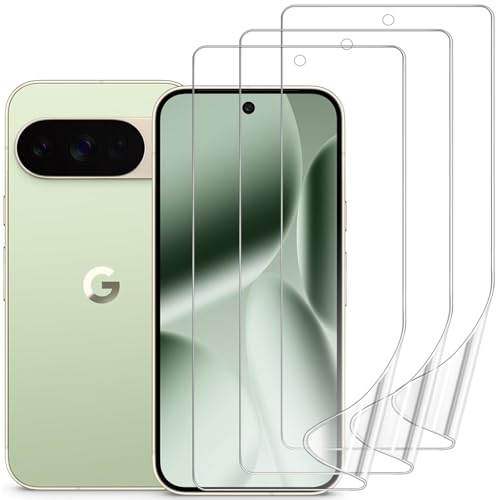 3 Pack Screen Protector for Google Pixel 10 Pro XL 5G 6.8", HD Ultra-Thin Full Coverage Soft TPU Hydrogel Film Google Pixel 10 Pro XL - Fingerprint ID Compatible, Self-Healing, Touch Sensitive - size: Google Pixel 10 Pro XL
