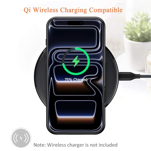 Battery Case for iPhone 17 Pro,10000mAh Rechargeable Portable Charging Case with Wireless Charging Compatible for iPhone 17 Pro (6.3 inch) 2025 with Carplay Extended Battery Pack Charger Cover (Black) - size: iPhone 17 Pro-10000mAh Black