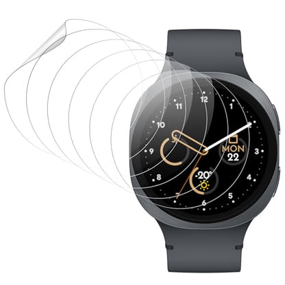 6 Pack Screen Protectors for Samsung Galaxy Watch 8/7/6/5/4 40mm, Soft TPU Protector de Ppantalla Ppara, HD Clear, Full Coverage, Scratch Resistant, screen protector Film