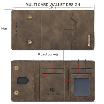 Leather Wallet Phone Cases Compatible with iPhone 15 Pro Max Case with Card Holder Men 6.7'' 2 in 1 Detachable Back Cover (Coffee, IP 15 Pro Max) - color: Coffee, size: IP 15 Pro Max