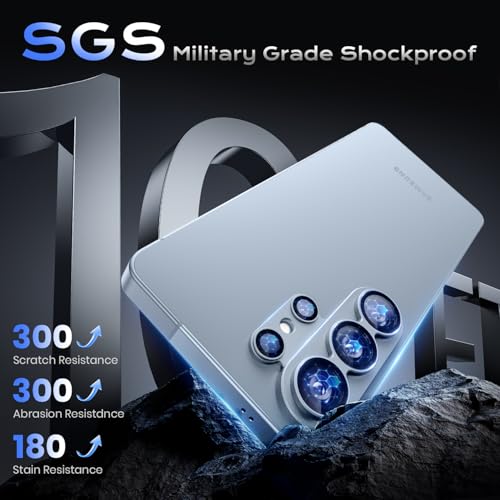 WSKEN for Samsung Galaxy S26 Ultra Camera Lens Protector - Full Coverage - color: Blue