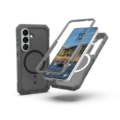 URBAN ARMOR GEAR UAG for Samsung Galaxy S26 Case 6.3" Trooper - Magnetic Charging Compatible Full Body with Port Protection Rugged Military Drop Tested Protective Cover, Ash - color: Trooper - Ash
