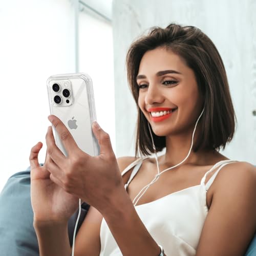 TUTUKII for iPhone 15 Pro Case Clear | Heavy Duty Shockproof, Anti-Drop, Anti-Yellow,Triple-Layer Transparent Protective Phone Cover, 6.1" - color: Clear, size: iPhone 15 Pro 6.1"