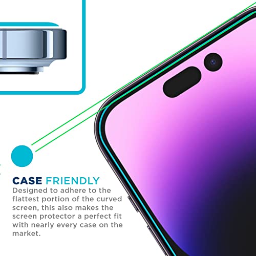 Tech Armor Screen Protector for iPhone 14 Pro Max, Ballistic Glass, 3-Pack - size: iPhone 14 Pro Max-6.7 Inch