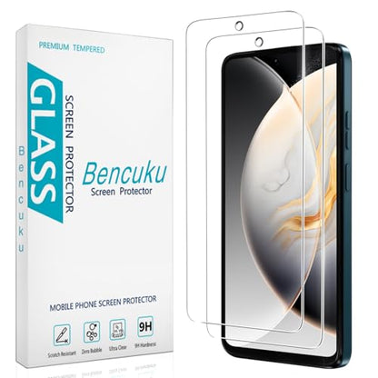 2 Pack Screen Protector for Motorola Moto G 5G 2026 Tempered Glass - color: Clear-Moto G 5G 2026