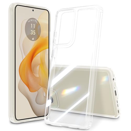 Case for Motorola Moto G Stylus 5G 2024, Military Grade Drop Protection Phone Case, Yellowing Resistant, Anti-Scratch Hard PC Back, Shockproof Hard Ultra-Thin Protective Cover, Clear - size: Motorola Moto G Stylus 5G (2024)
