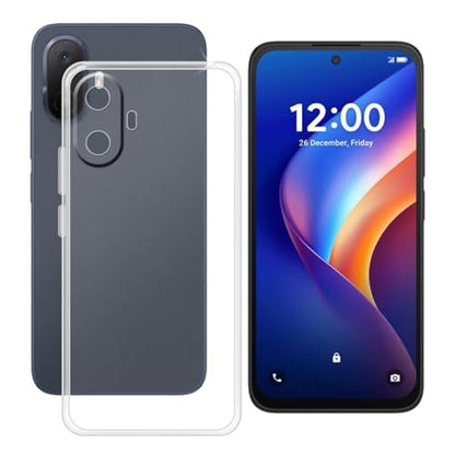 Phone Case for TCL K70 5G (6.80"), Clear Shockproof Soft Silicone Cover [Ultra-Thin ] [Anti-Yellowing] Flexible TPU Bumper Shell for TCL K70 5G - Clear