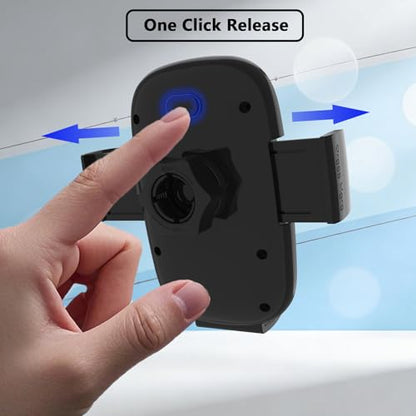 Universal Car Phone Holder Adjustable for Windshield, Black