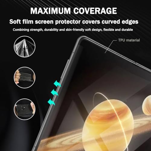 3 Pack for Samsung Galaxy Z Fold 5 Screen Protector [Not Glass], Anti-Scratch, Compatible Fingerprint, Full Adhesive Flexible Film for Samsung Galaxy Z Fold 5 - size: for Samsung Galaxy Z Fold 5