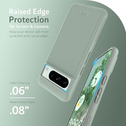 TUDIA MergeGrip [Magsafe Compatible] Designed for Google Pixel 8 Pro Case (2023) - Dual Layer [Military Grade] Shockproof Slim Rugged Tough Heavy Duty Phone Cases - Green Lily - color: Green Lily, size: Magnetic Pixel 8 Pro
