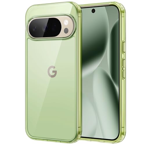 JETech Case for Google Pixel 10/10 Pro, Anti-Yellowing, Jade | Shockproof Protection, Scratch Resistant Hard PC Back, Durable Transparent TPU Bumper - color: Jade, size: Pixel 10/10 Pro