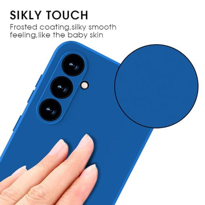 X-level Samsung Galaxy S23 FE Case Slim Fit Ultra-Thin Super Soft TPU [Guardian Series] S23 FE Phone Back Cover Light Protective Matte Finish Coating Case for Samsung S23 FE/ S23 FE 5G - Blue - color: Blue