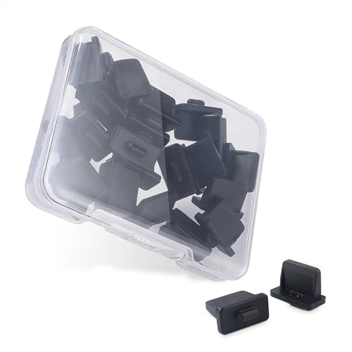 Cable Matters 20-Pack USB Port Covers, USB Dust Plug, Black - style: USB-A
