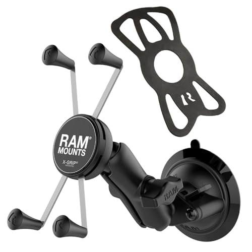 RAM MOUNTS X-Grip Large Phone Mount with Medium Arm Twist-Lock Suction Cup - style: Medium Arm