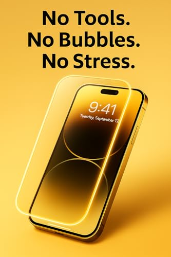 Screen Protector for iPhone 17 Pro – 6.3” – 3-Pack [9H Hardness] Tempered Glass – Scratch and Impact Resistant, Easy Install – High Sensitivity – Case-Friendly