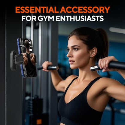 Magnetic Phone Holder for Gym, 360° Adjustable - size: A- Magnet Phone Holder