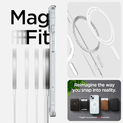 Spigen for iPhone 15 Plus Case, Ultra Hybrid MagFit [Anti-Yellowing] [Compatible with Magsafe] - Clear - color: Clear, size: iPhone 15 Plus