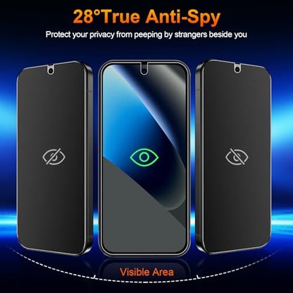 2 Pack for Google Pixel 10a Anti-Glare Matte Privacy Screen Protector, Smooth and Responsive Touch Flexible EPU Film, [Support Fingerprint Unlock] [Self-Healing] [Not Glass] - size: Google Pixel 10a