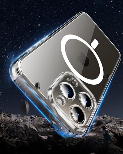 Magnetic Clear Case Compatible with iPhone 15 Pro 6.1‘’, Non-Yellowing Drop Protection Cover Cases - color: Clear, size: iPhone 15 Pro