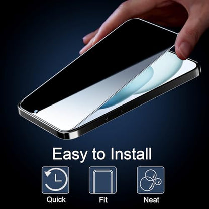 1 Pack for iPhone 15 Plus Privacy Screen Protector, Anti Spy Private Tempered Glass Film, 9H Hardness, Case Friendly - size: iPhone 15 Plus 6.7 Inch