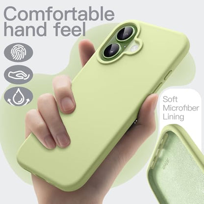 JETech Silicone Case for iPhone 17, Green - color: Green, size: iPhone 17