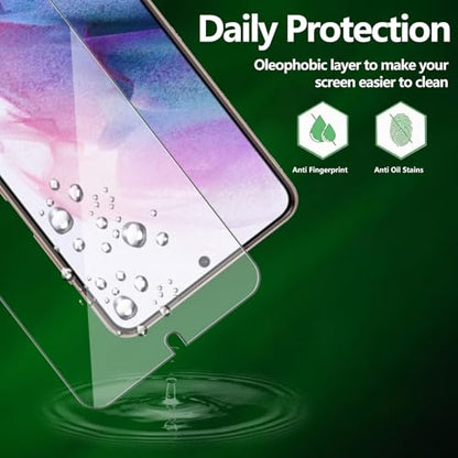 2 Pack for Samsung Galaxy S21 5G / SM-g991u Screen Protector, Tempered-Glass, Micro-curved Edges, Case Friendly, Bubble Free, HD Clear, Easy Installation - size: Galaxy S21 5G
