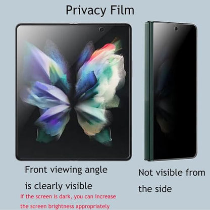 Privacy Screen Protector for Samsung Galaxy Z Fold6 / Fold 6 5G, [Anti-Spy] High-sensitivity Soft Hydrogel Film [Not Tempered Glass]