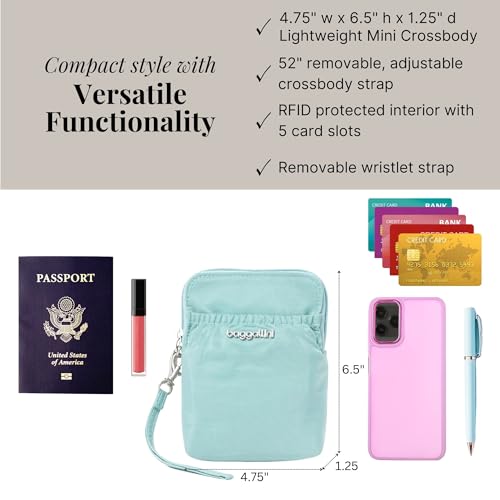 Baggallini RFID Bryant Pouch - color: Seaglass