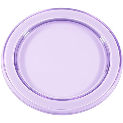 metisinno Magnetic Base Compatible with PopSocket Phone Grips and iPhone MagSafe Cases, Purple Translucent - color: Purple Translucent