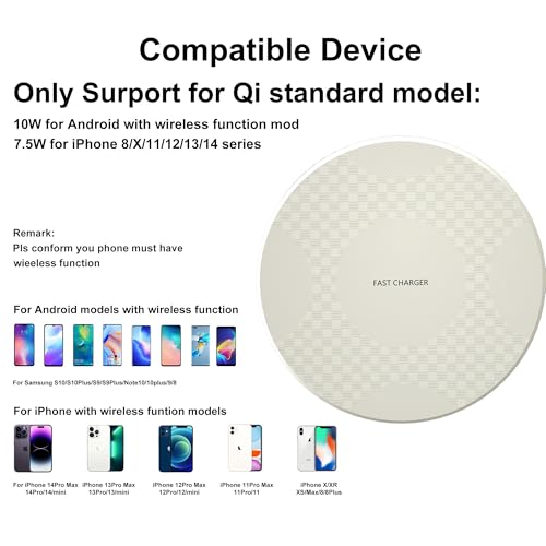 15W Qi Fast Wireless Charger Pad