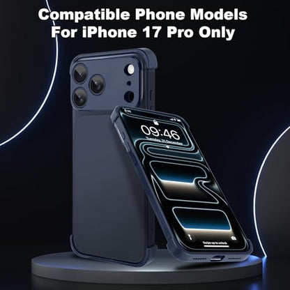 Phone Case Crafted for iPhone 17 Pro.Dark Blue - color: Dark-blue, size: iPhone 17 Pro