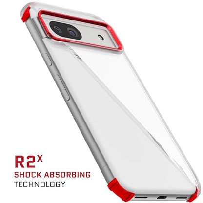 Ghostek Covert Google Pixel 8a Clear Case with Shockproof Drop Protection Premium Protective Wireless Charging Compatible Phone Cover Designed for 2024 Google Pixel 8a (6.1") (Clear) - color: Clear, size: Pixel 8a