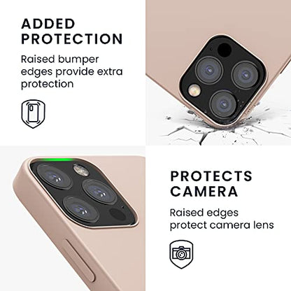kwmobile Case Compatible with Apple iPhone 12 / iPhone 12 Pro Case - TPU Silicone Phone Cover with Soft Finish - Dusty Pink - color: dusty pink, size: iPhone 12 / iPhone 12 Pro