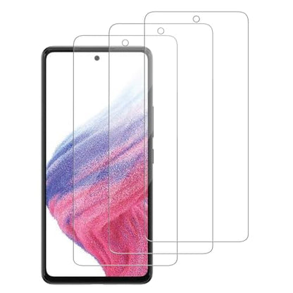3 Pack for Samsung Galaxy A53 5G /A52 /A51 /A51 5G UW Tempered Glass Screen Protector, Scratch-Proof, Bubble-Free,HD Transparent, 9H Hardness,Bubble Free,Case Friendly - size: Galaxy A53 5G /A52 / A51