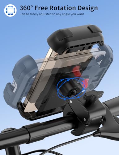 Bike Phone Holder, [Camera Friendly] Motorcycle Phone Mount for Scooter