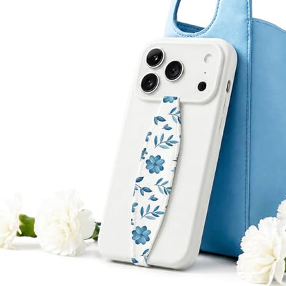 Switchbands Aesthetic Flower Phone Grip Strap – Reversible Floral Phone Strap, Arthritis Friendly, Anti-Theft Security, Wireless Charging Compatible, Universal Cell Phone Grip – Blue Ditsy - color: Blue Ditsy, size: Pack of 1